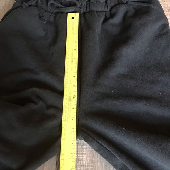 Wild Fable Black Fleece Jumpsuit One Piece Elastic Waist Size Large - Picture 11 of 16